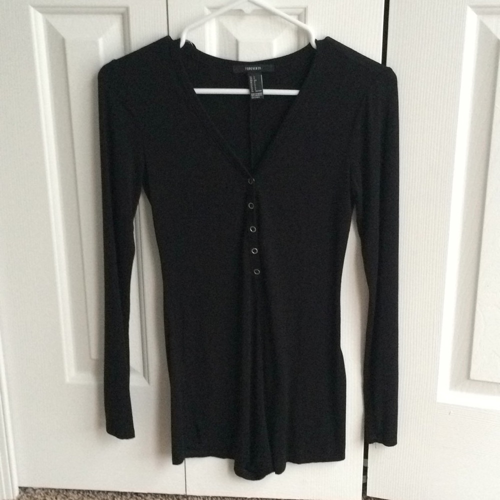 Forever 21 black romper